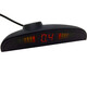 Car Radar 12V Reversing Radar Buzzer Small Crescent LED Display Live Voice Accurate Range Radar CS Big Red
