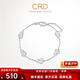 CRD Ke Laidi spot sparkling pt950 platinum gourd bracelet double-sided wearable auspicious gift for girlfriend 5.20g