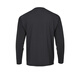 DESCENTE Essential series simple Henry collar quick-drying long-sleeved T-shirt sweater for men BK-BLACK L