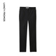Langzi Holdobagi white goose down design plus velvet warm pants for women winter new down pants black 2 S
