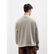 GXG men's fake two-piece sweatshirt 25 autumn new round neck T-shirt Henry shirt top oatmeal color 170/M
