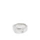 Alexander McQueen Light Luxury Men's DAPPER Ring Silver 21