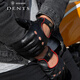 Dents Duosen same style light luxury touch screen gloves men's autumn and winter cycling motorcycle shearling birthday Spring Festival gift 5-9200 Brown/Black L