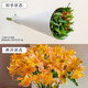 Live broadcast 10 pink Haisheng Sixth Day flowers (45-55CM) Valentine's Day gift New Year's decoration flowers 1 set