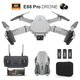 E88 drone 8K long endurance high-definition aerial photography quadcopter aircraft model children's remote control aircraft toy E99D gray dual camera (light version single battery version (one body battery
