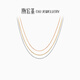 Chao Acer Chopin chain 18K gold necklace colored gold plain chain women's gold chain for girlfriend birthday gift red K about 42cm