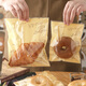 Bad Fox Bread Packaging Bag Self-adhesive Bag 16*12.8cm Baked Toast Bagel Ou Bao Donut Self-sealing Small Bag