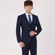 Ipentaot slim men's suit suit youth single suit jacket men's formal business casual Korean style small suit men's top one button purple double slit jacket top XXS 180XL
