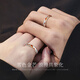 GLTEN Rizhao Jinshan couple's ring silver ring couple's light luxury high-end niche birthday gift for girlfriend and wife