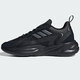 Adidas running shoes men's shoes women's shoes 2025 summer new retro thick-soled height-enhancing dad's shoes casual shoes cushioning sports shoes JI1585 black 44