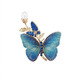 Xiaomi Star Brand Withdrawal Discount Outlet Embroidered Butterfly Brooch Accessories for Women None