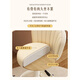Japanese Unprinted Cream Style Makeup Chair Home Chair Backrest Dressing Table Stool Bedroom Lift Swivel Chair A Stool Slip Standard Five Claws Beige - Three-Proof Microfiber Leather - Explosion-Proof Air Rod