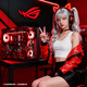 ASUS ROG family bucket AMD 9800X3D 7800X3D ASUS RTX5070 5070TI 5080 desktop computer game console live design AI host DIY complete machine with three R7 7800X3D + ASUS RTX5060Ti