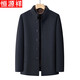 Hengyuanxiang double-sided woolen coat men's mid-length autumn and winter removable down liner middle-aged dad jacket