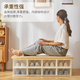 Yusenyi thickened transparent flip-top shoe box shoe storage box drawer-type shoe cabinet dormitory space-saving dust-proof plastic shoe rack medium size 3 pieces (white box-transparent front cover)