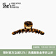 She s Akiko Acetate Plate Large Clip High-end Shark Clip Hairpin Hairpin Back of the Head Hair Ornament Birthday Gift for Women Tortoiseshell Color SHU8818224F1
