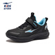 Hongxing Erke (ERKE) children's shoes, boys and girls, cotton running shoes, children's winter second cotton version cotton shoes, black/digital blue 38