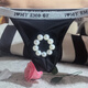 He Jiagong Men's Thong Sexy Front Hole Beaded Hoop Imitation Pearl Ring Personalized Sexy Massage Thong Low Waist Underwear Black One Size 80-135Jin Jin is equal to 0.5kg