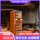Meijing RACHING/ Meijing Double RR780 Cigar Cabinet 1.82m 2025 New Fingerprint Lock Water-cooled Intelligent Constant Temperature and Humidity Humidifier 580L Tenida Brown