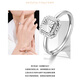 Wanfulong sparkling car flower sugar cube platinum ring PT950 platinum versatile living ring living ring can be freely adjusted 3.47g