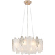 
Dina French living room chandeliers high-end luxury crystal lamp villa duplex building headlight bedroom dining light new 2025 P9887/50 full spectrum three-color light
