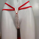 T-string Sexy Penis Pearl Massage Hollow Japanese Style Men's Seamless Lace Butt Lifting Panties Women's Sexy Red One Size