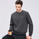Septwolves 7A Antibacterial Plus Velvet Sweatshirt Men's Winter Warm Casual Men's Top Black Gray XL