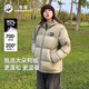 骆驼（CAMEL）户外羽绒服秋冬新款男女款加厚鸭绒防风防泼水熊猫羽绒服
