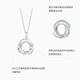 Chao Acer Platinum PT950 Platinum Necklace Women's Möbius Ring CNC Birthday Gift Priced Labor Cost 440 Yuan 3.6g Chain Length About 40cm + Extension Chain