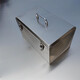 Qiaobolai stainless steel tool box 304 thickened type with wheels large portable hardware tool box storage box repair 201 201-length 400 width 240 height 130