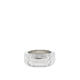 Alexander McQueen Light Luxury Men's DAPPER Ring Silver 21