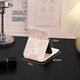 Tulip Portable Small Mirror Student Makeup Handheld Female Folding Desktop Pocket Dressing Mini Portable Makeup Mirror Tulip-Small Ins Blogger Same Style