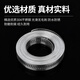 GUWANJI 304 stainless steel homemade American hose hoop clamp large pipe clamp perforated steel belt pipe hoop coiled strap 2.5 meter tape + 6 hoop heads 1 set 304 material