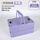 Yusenyi Folding Storage Box Outdoor Camping Picnic Car Backup Storage Organizing Box Car Organizing Gift Box Medium Purple Folding Storage Box Medium Purple Folding Storage Box