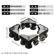 Geer washing machine base fully automatic pulsator drum heightening foot pad air conditioner refrigerator removable pulley stainless steel shockproof anti-slip bracket Haier Little Swan universal