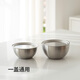 Shuangshan Stainless Steel Cooking Bowl with Scale Baking and Egg Bowl Mixing Salad Basin Kitchen Multi-Function Preparation Bowl Set Cooking Bowl S+L+Lid