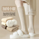 Complete stockings, women's calf socks, autumn and winter style, velvet thickened warm socks, women's winter cotton socks, towels, sleep confinement socks _Fleet calf socks, thickened and warm, light coffee + coffee + dark coffee, 3 pairs, one size fits all (34-40 yards) Collection and purchase to enjoy priority delivery