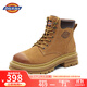 Dickies men's Martin boots high-top fashionable men's boots work boots couple boots men's earthy yellow 41-men's style