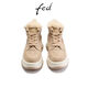 FED increased casual boots winter new women's boots plus velvet short boots thick-soled snow boots women's model S1104-YAB016