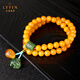 La Yun Feiyin natural fidelity beeswax bracelet amber raw stone bracelet female jade heather southern red accessories chicken oil yellow full honey beeswax bracelet 8mm