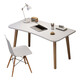 Computer desk desktop home girls' bedroom student learning writing desk simple rental house office small table 120*60 Nordic maple 15MM thickened desktop