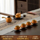 Wanqiantang (Edenus) high-end tea set set home living room tea set full set Mid-Autumn Festival gift gift box Fulutiankai complete tea set
