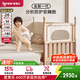 IGROW Andao 3.0 spliced bed widened crib solid wood adult can sleep Yanbian height-adjustable beech wood bedside bed