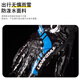 New winter men's warm gloves for outdoor skiing, motorcycles, electric bikes, riding gloves, thickened with velvet for cycling, windproof and velvet, dynamic style - Vibrant blue, one size fits all, 1 pair, suitable for palm circumference 19-24cm