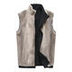 DETOUR international first-line brand mink vest silver orchid mink sleeveless men's vest double-sided fur vest winter fur black L 170 regular 110-125 Jin Jin equals 0.5 kg to wear