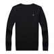 KBXNG Jinba brand cardigan men's round neck sweater men's winter thickened warm knitted bottoming shirt black gray M 165 recommended 115Jin Jin is equal to within 0.5 kg