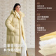 Ai Lai Chen Turin's same style down jacket women's soft waxy puff long thickened warm removable hooded winter coat