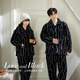 Mrs. Slee Sleep TIGHT couple pajamas winter women's coral velvet thickened warm three-layer quilted ultra-thick men's winter northern cotton jacket home clothes XNJ4273-women's M