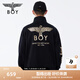BOY LONDON Black Butler Autumn Unisex Black Trendy Zipper Stand Collar Jacket N12801 Black L