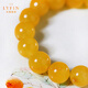 La Yun Feiyin Beeswax Bracelet for Women 10mm Original Design Southern Red Agate Accessory Gold Swallowing Beast Bracelet as a Gift for Girlfriend 10mm (with Certificate)